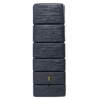SLIM wandtank 500 l. stone decor antraciet l.75 x b.51 x h.184 K - Meuwissen agro