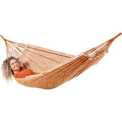 Hangmat Eénpersoons 'Tones' Honey - Oranje - Colombiaanse - 120 kg - Luilak