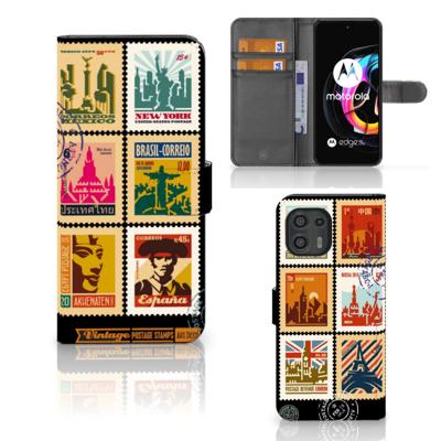 Motorola Edge 20 Lite | Flip Cover | Postzegels