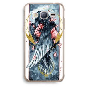 Golden Raven: Samsung Galaxy J3 (2016) Transparant Hoesje