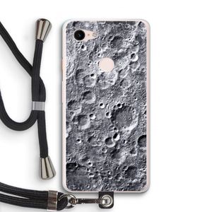 Maanlandschap: Pixel 3 XL Transparant Hoesje met koord