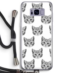 Kitten: Samsung Galaxy S8 Plus Transparant Hoesje met koord