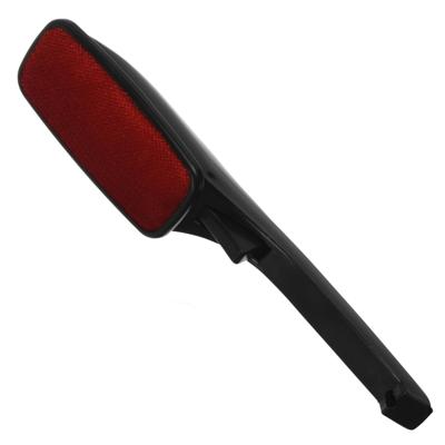 Excellent Houseware Kledingborstel - zwart/rood - inklapbaar - 33 cm - ontpluizer