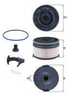 Brandstoffilter KX533KIT