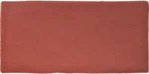Cifre Cerámica Atlas Wandtegel | 7.5x15 cm | Vintage | Mat Rood