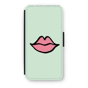 Kusje: iPhone 8 Flip Hoesje