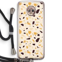 Terrazzo N°13: Motorola Moto G6 Transparant Hoesje met koord