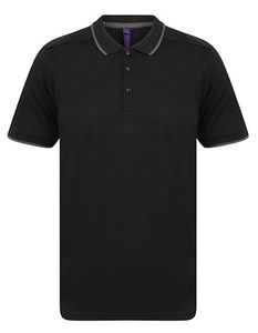 Henbury W485 Men´s HiCool® Tipped Polo Shirt