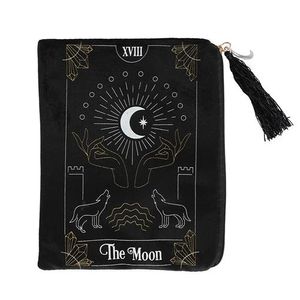 Tarotkaarten Tasje met Rits - "The Moon"