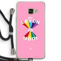 Het Leven Is Mooi: Samsung Galaxy A3 (2016) Transparant Hoesje met koord