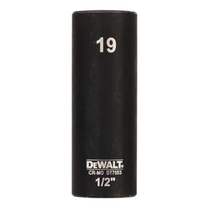 DeWALT DT7553 Krachtdop 1/2" lang | 19mm
