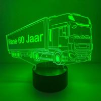3D LED LAMP - VRACHTWAGEN 1 - Ontwerp-zelf.nl