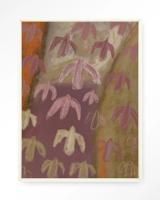 Urban Cotton Wandkleed 'A Birds View' 110 x 145cm in Floating Frame - off white
