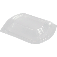 Deksel | menubak | PP | rechthoekig | 206x165x25mm | transparant | 250 stuks