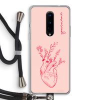 Blooming Heart: OnePlus 8 Transparant Hoesje met koord Blooming Heart: OnePlus 8 Transparant Hoesje met koord