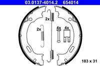 Remschoenset, parkeerrem 03013740142