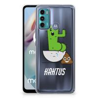 Motorola Moto G60 Telefoonhoesje met Naam Cactus Poo