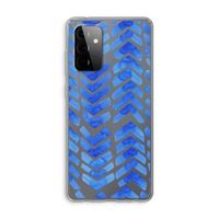 Blauwe pijlen: Samsung Galaxy A72 Transparant Hoesje