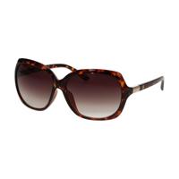 Spectrum zonnebril ovaal groot gradient bruin tortoise dames