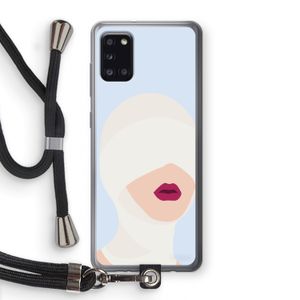 Incognito: Samsung Galaxy A31 Transparant Hoesje met koord