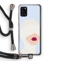Incognito: Samsung Galaxy A31 Transparant Hoesje met koord