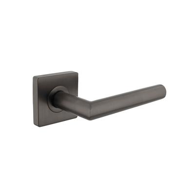 Intersteel Deurkruk Bastian op vierkant rozet - antraciet