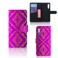 Wallet Case Xiaomi Mi 9 Barok Roze - thumbnail