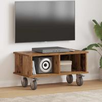 TV-standaard Oudhout 68,5 x 35 x 35 cm Bewerkt hout