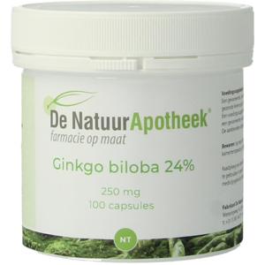 Natuurapotheek Ginkgo biloba 24% 250mg