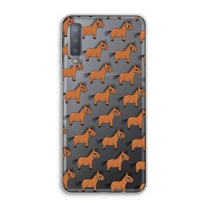 Pony: Samsung Galaxy A7 (2018) Transparant Hoesje
