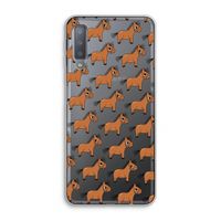 Pony: Samsung Galaxy A7 (2018) Transparant Hoesje