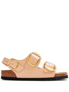 Birkenstock sandales en cuir à boucle - Tons neutres