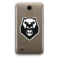 Angry Bear (white): LG K10 (2017) Transparant Hoesje