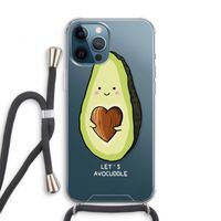 Avocuddle: iPhone 12 Pro Transparant Hoesje met koord