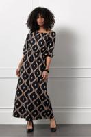 Saturday batik dress - black/latte - 12875