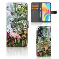 Telefoonhoesje | Met pasjeshouder | voor OPPO A58 4G Jungle