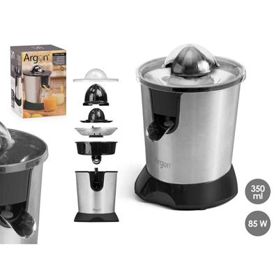 Elektrische juicer Argon JE-638B Zwart Zilverkleurig 85 W 350 ml