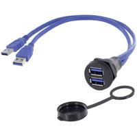 2x USB 3.0-bus A Chassisbus, inbouw 1310-1029-03 M22 1310-1029-03 encitech 1 stuk(s) - thumbnail