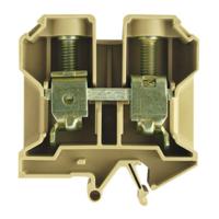 Weidmüller 0550660000 Doorgangsserieklem Schroeven Beige, Geel 20 stuk(s)