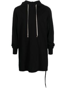 Rick Owens DRKSHDW hoodie en coton à coupe longue - Noir