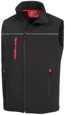 NITRAS SAFETY Softshell vest gr. xl motion tex light black