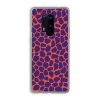 Purple Giraffe: OnePlus 8 Pro Transparant Hoesje