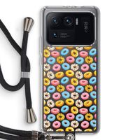 Pink donuts: Xiaomi Mi 11 Ultra Transparant Hoesje met koord