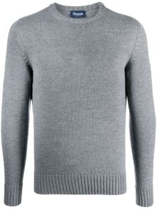 Drumohr pull en laine mérinos - Gris