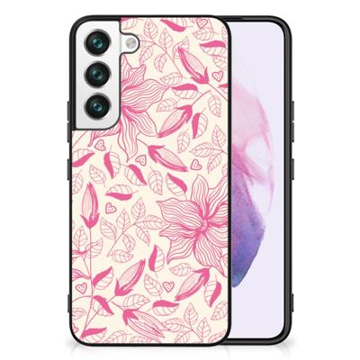Samsung Galaxy S22 Bloemen Hoesje Pink Flowers