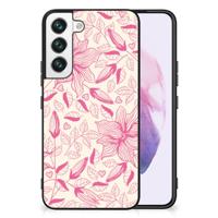 Samsung Galaxy S22 Bloemen Hoesje Pink Flowers Samsung Galaxy S22 Bloemen Hoesje Pink Flowers