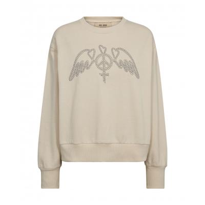 Mos Mosh - Beige | Dames | Trui | Beige | L | regular | Kamst mode