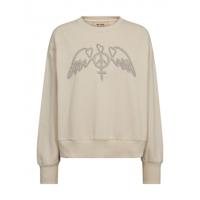 Mos Mosh - Beige | Dames | Trui | Beige | L | regular | Kamst mode