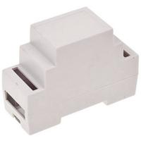 TRU COMPONENTS TC-7910732 DIN-rail-behuizing 34 x 89 x 63 ABS-V0 Grijs 1 stuk(s)