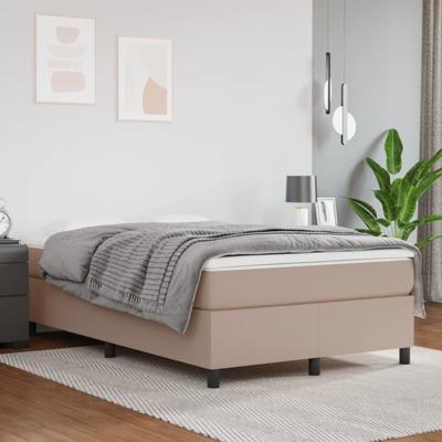 Bedframe kunstleer cappuccinokleurig 120x200 cm
